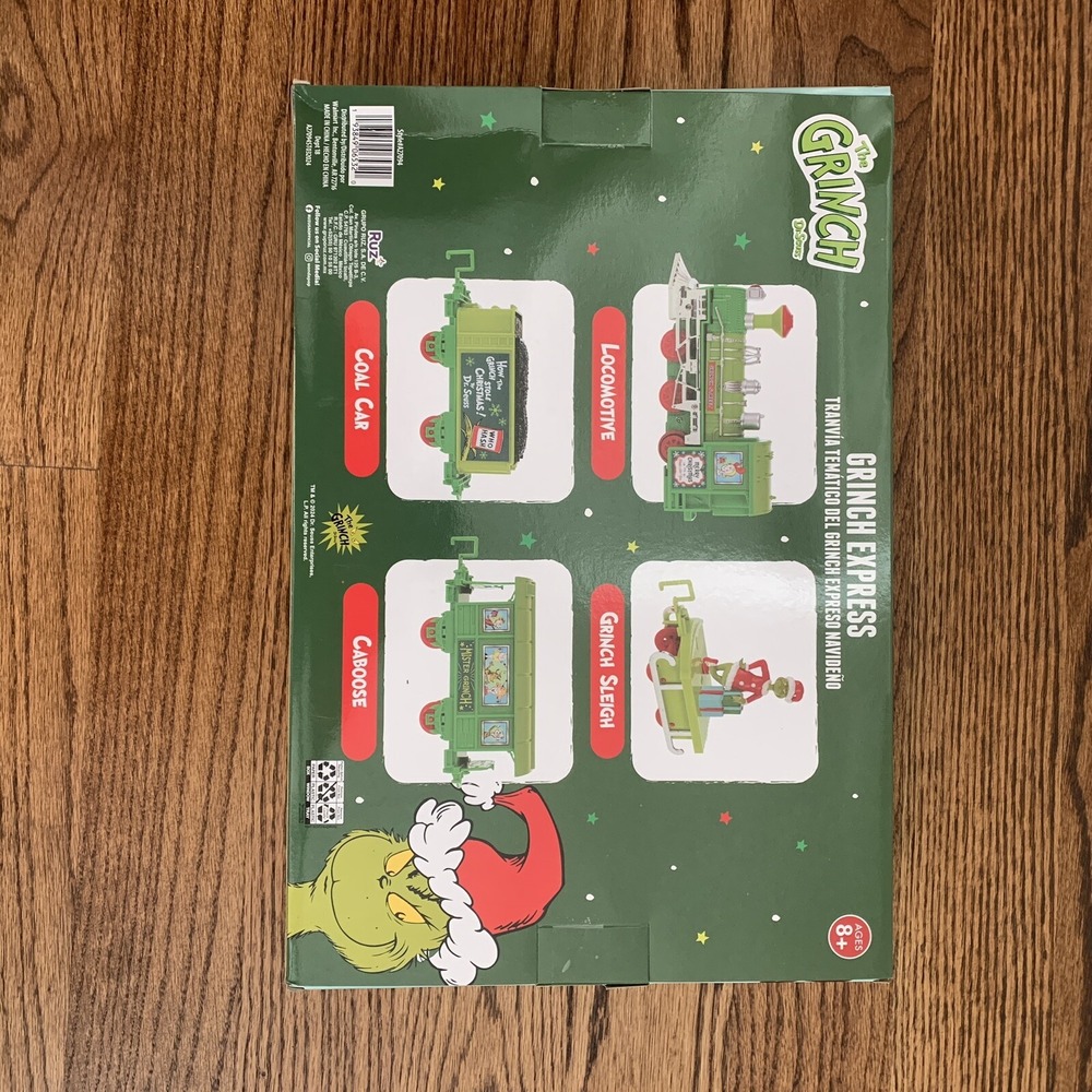 Dr. Seuss The Grinch Christmas Holiday Express Play 12-Piece Train Set - Picture 4 of 9